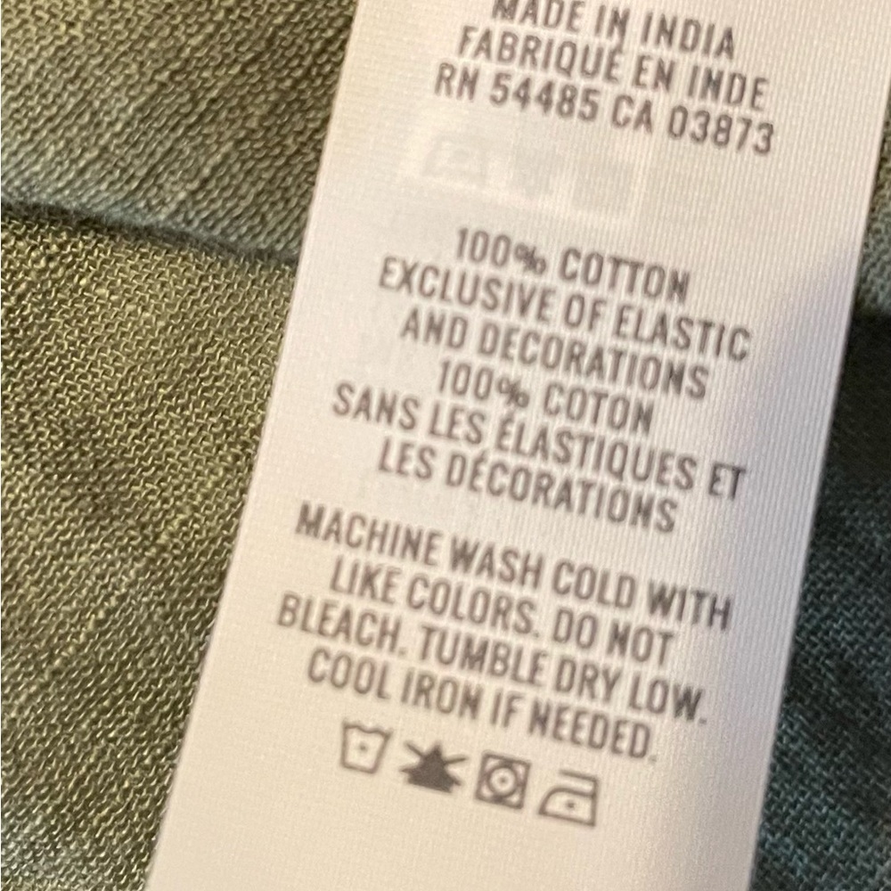 NWT Aerie Smocked Swing XL Olive Tank Top - Picture 6 of 7